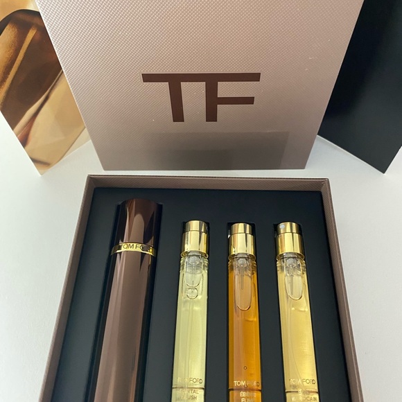 Tom Ford Private Blend Woods Collection Set Santal Blush Ebene Fume Bois Marocai - Picture 2 of 6